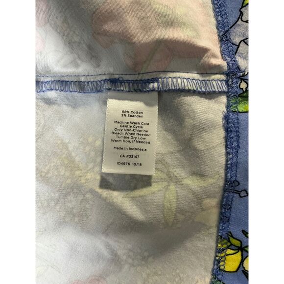 Talbots Woman Blue Floral charming whimsical Dress Size 18W - Picture 9 of 10